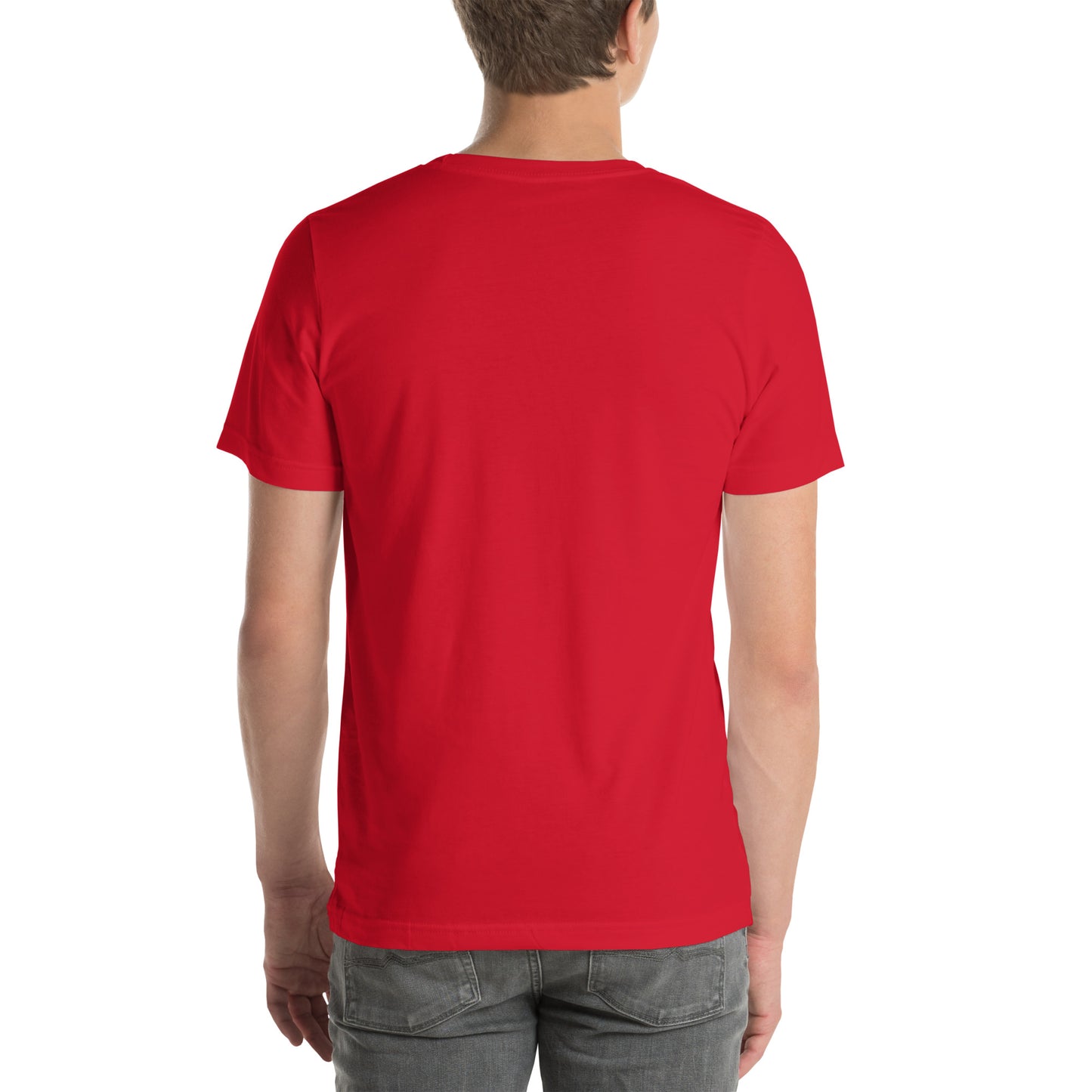 Lustiges Judo T-Shirt Rückansicht in Rot